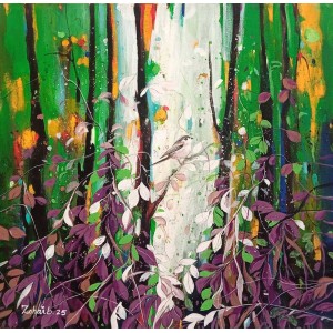 Zohaib Rind, 18 x 18 Inch, Acrylic on Canvas, Landscape Painting, AC-ZR-346